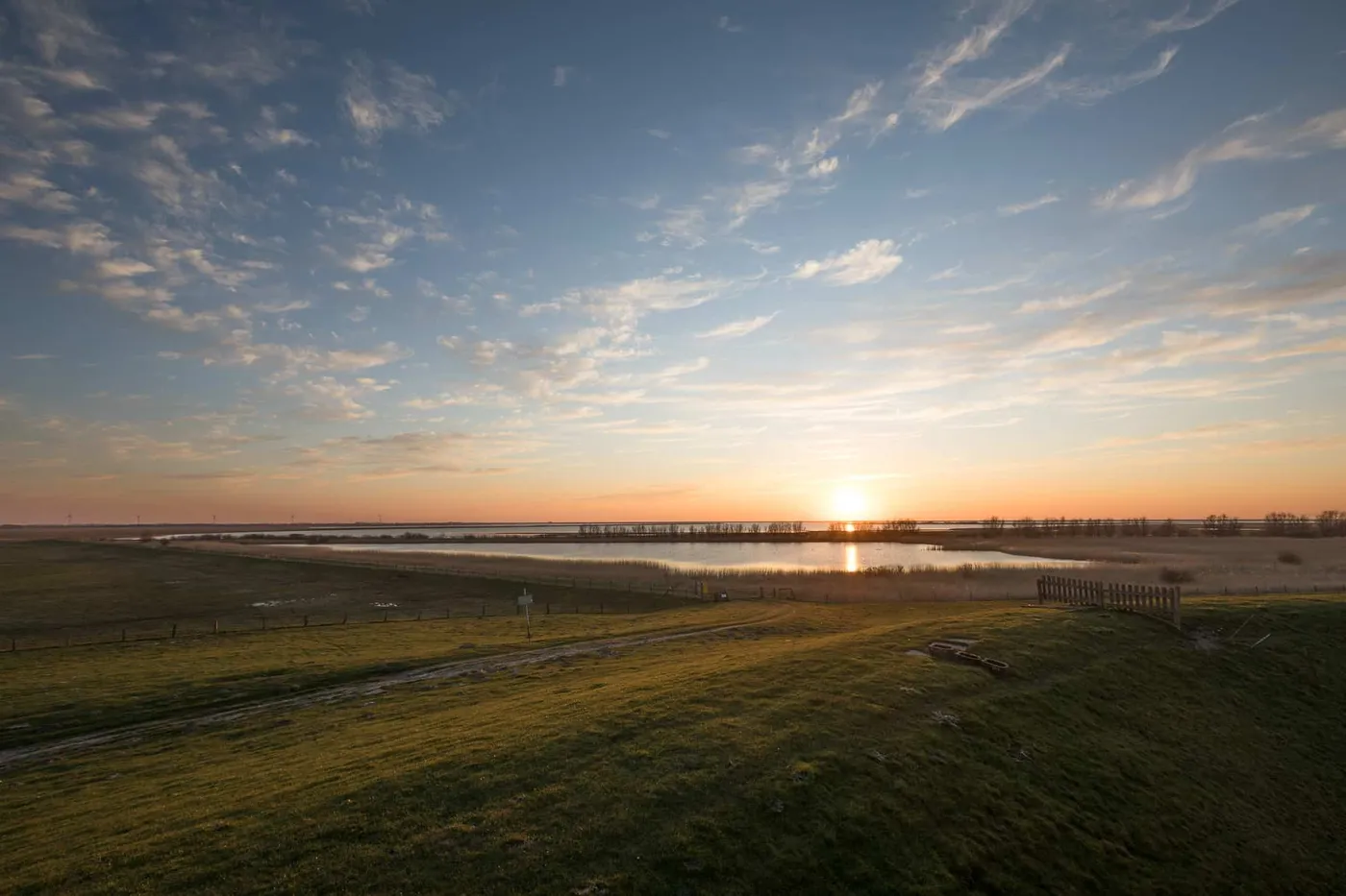 Beltringharder Koog Sonnenuntergang