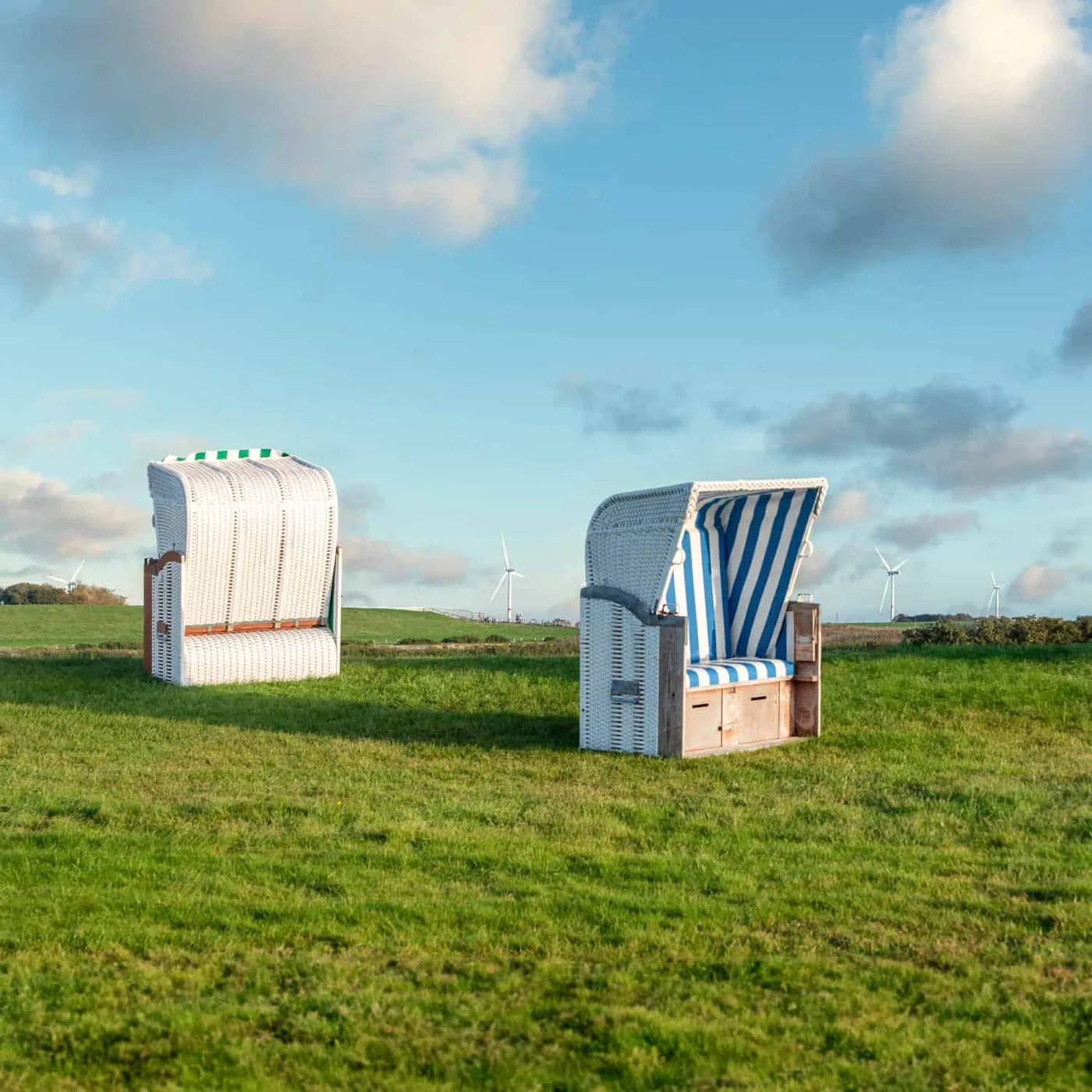 Husumer Dockkoog Strandkorb